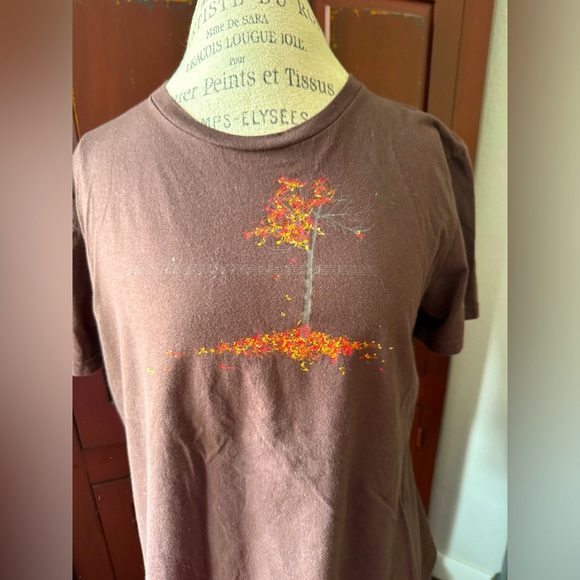 Woot! large Musical Notes Fall Tee - Picture 4 of 10